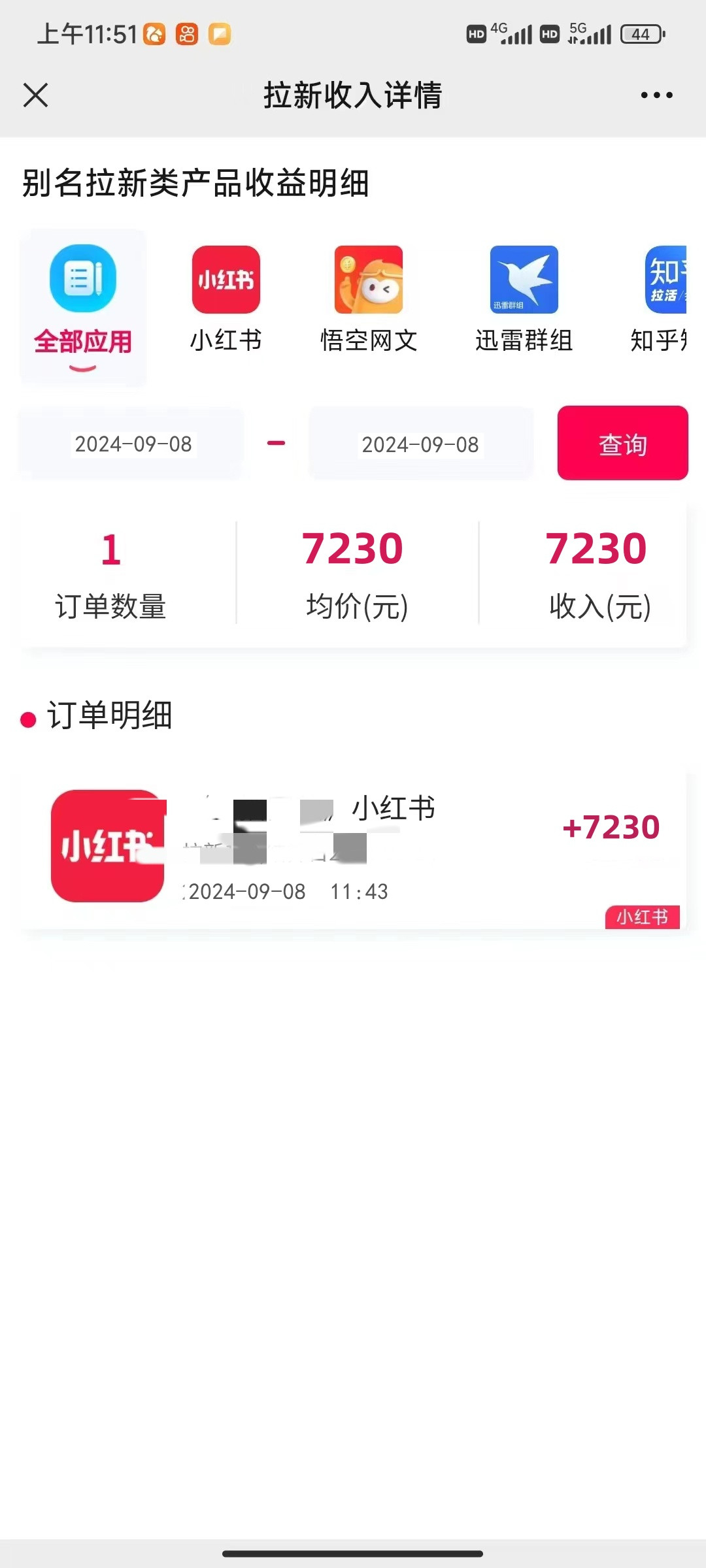 一单38，一天到手7000+，小红书福利拉新，0门槛人人可做