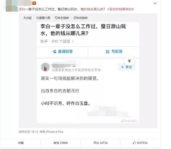 新推广方式:搬运知乎热门问答到微博,两天涨粉4W